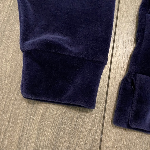 Slazenger Vintage Blue Velour Zip Up Jacket Size M - Picture 4 of 7